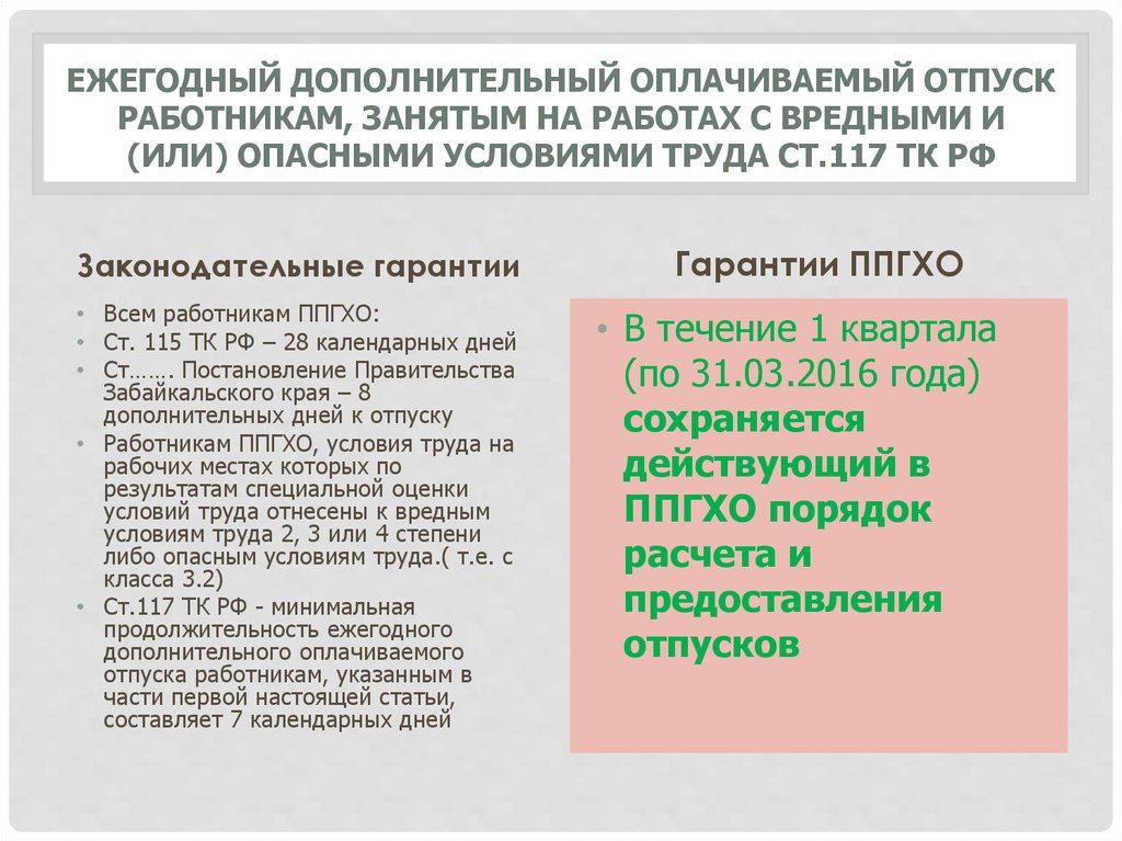 Приказ на доп отпуск с вредными условиями труда образец