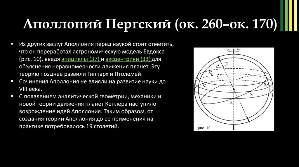 Аполлоний Пергский (ок. 260–ок. 170)