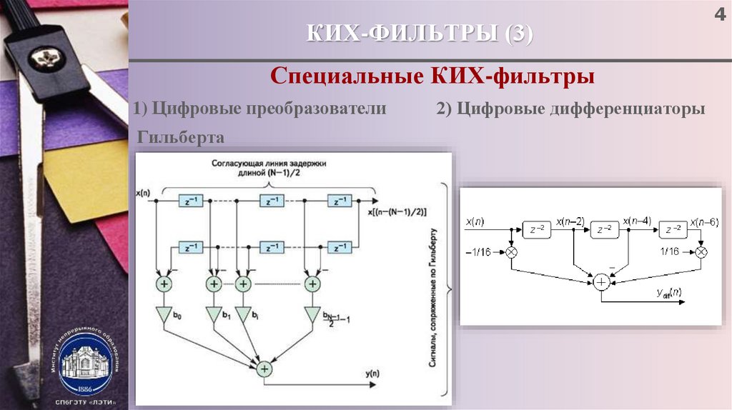 Структурная схема нерекурсивного фильтра