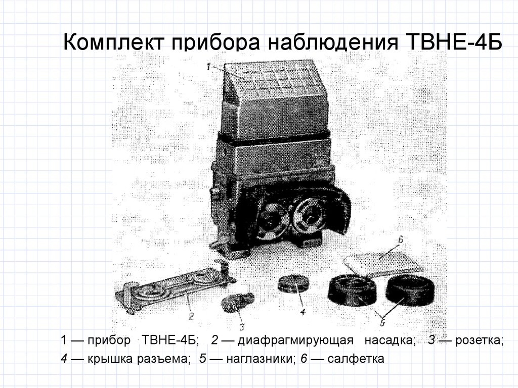 Комплект прибора наблюдения ТВНЕ-4Б