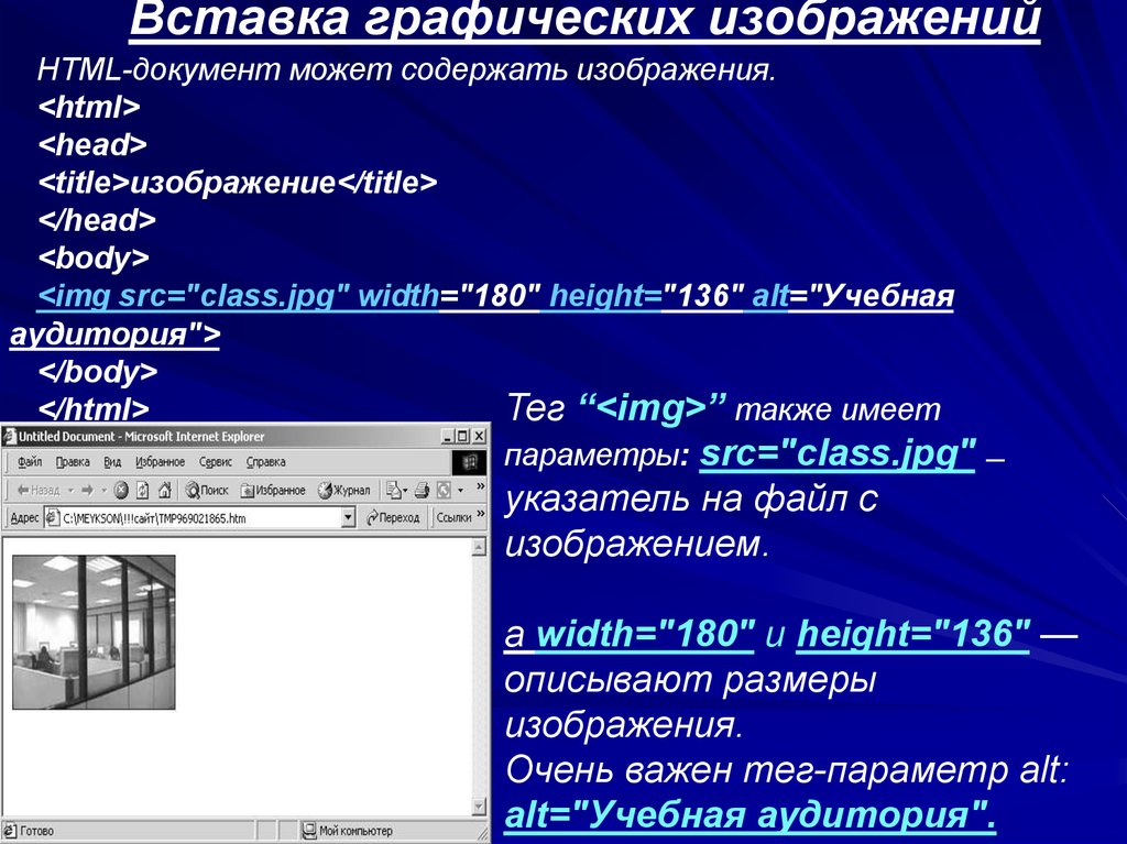 Код как вставить картинку html