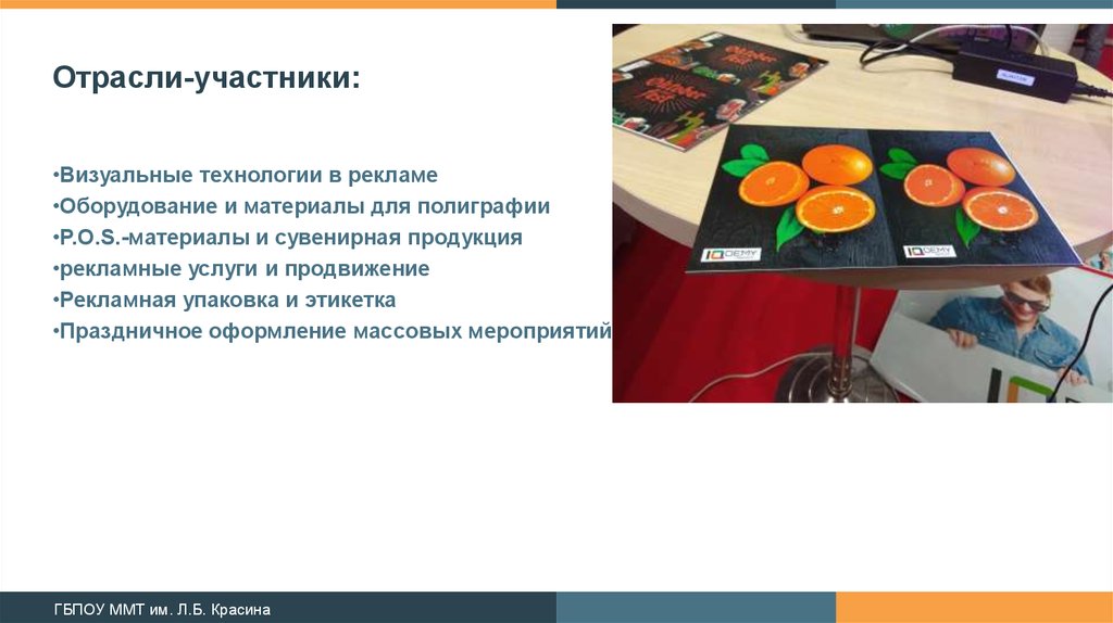 Отрасли-участники: