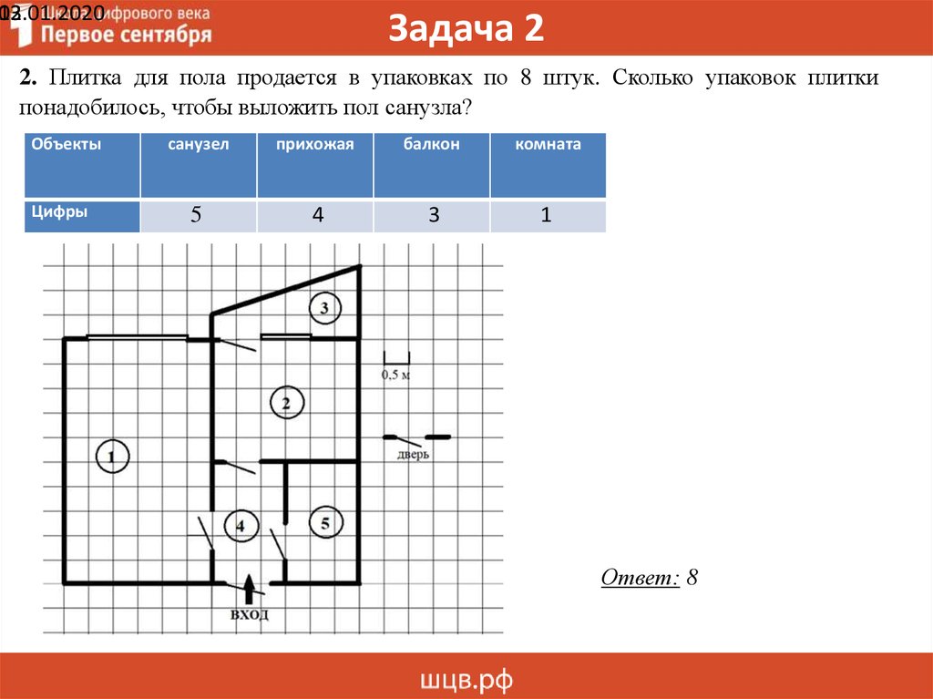 Плитка огэ. Плитка для пола продаётся в упаковках. Плитка для пола продается в упаковках по 8 штук. Сколько упаковок плитки понадобится чтобы выложить пол санузла. Плитка для пола размером 10 см на 20 см продается в упаковках по 6 штук.