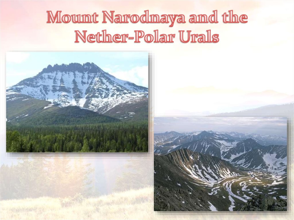 Mount Narodnaya and the Nether-Polar Urals