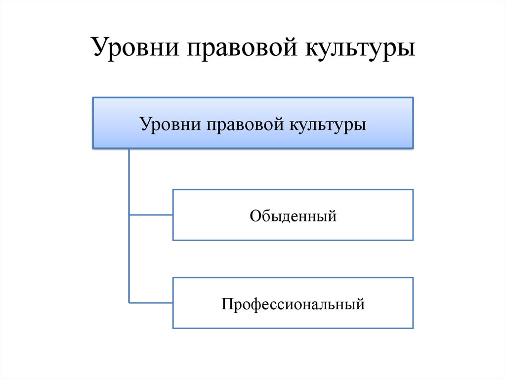 Правовая культура общества виды