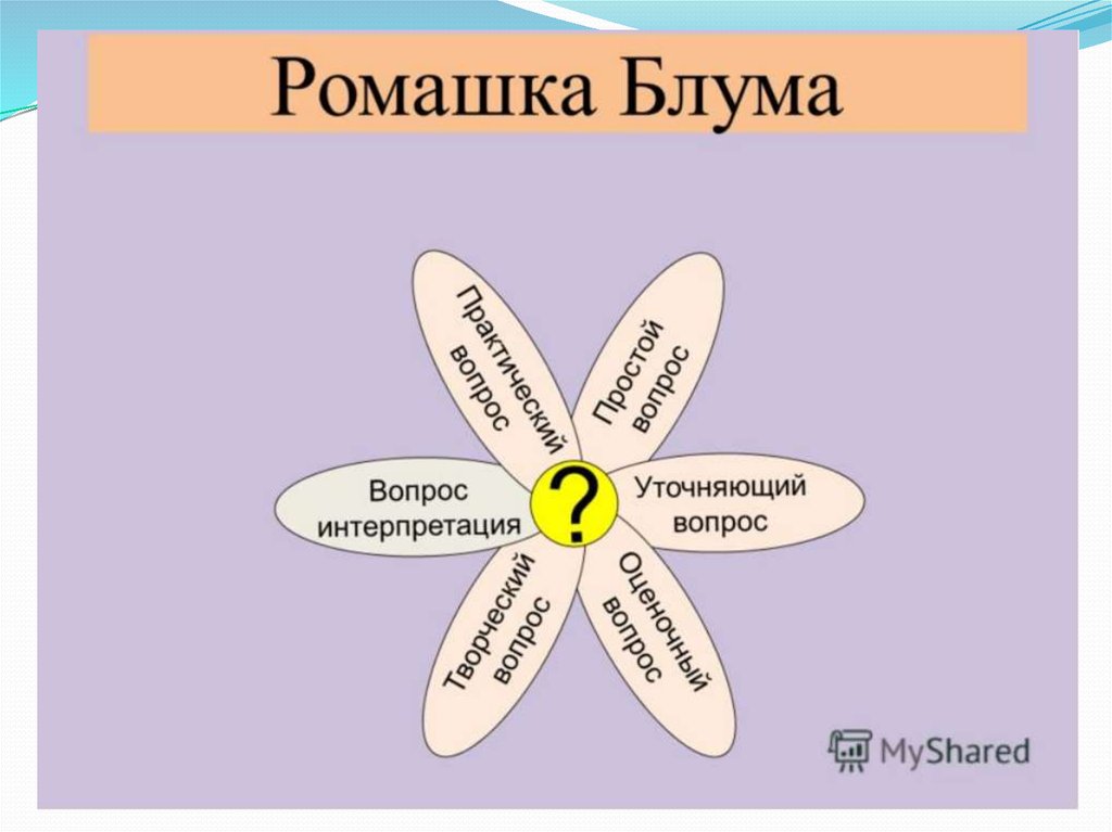 Ромашка вопросов. Ромашка Блума. Ромашка Блума на уроках литературы. Практический вопрос Ромашка Блума. Уточняющие вопросы Ромашка Блума.