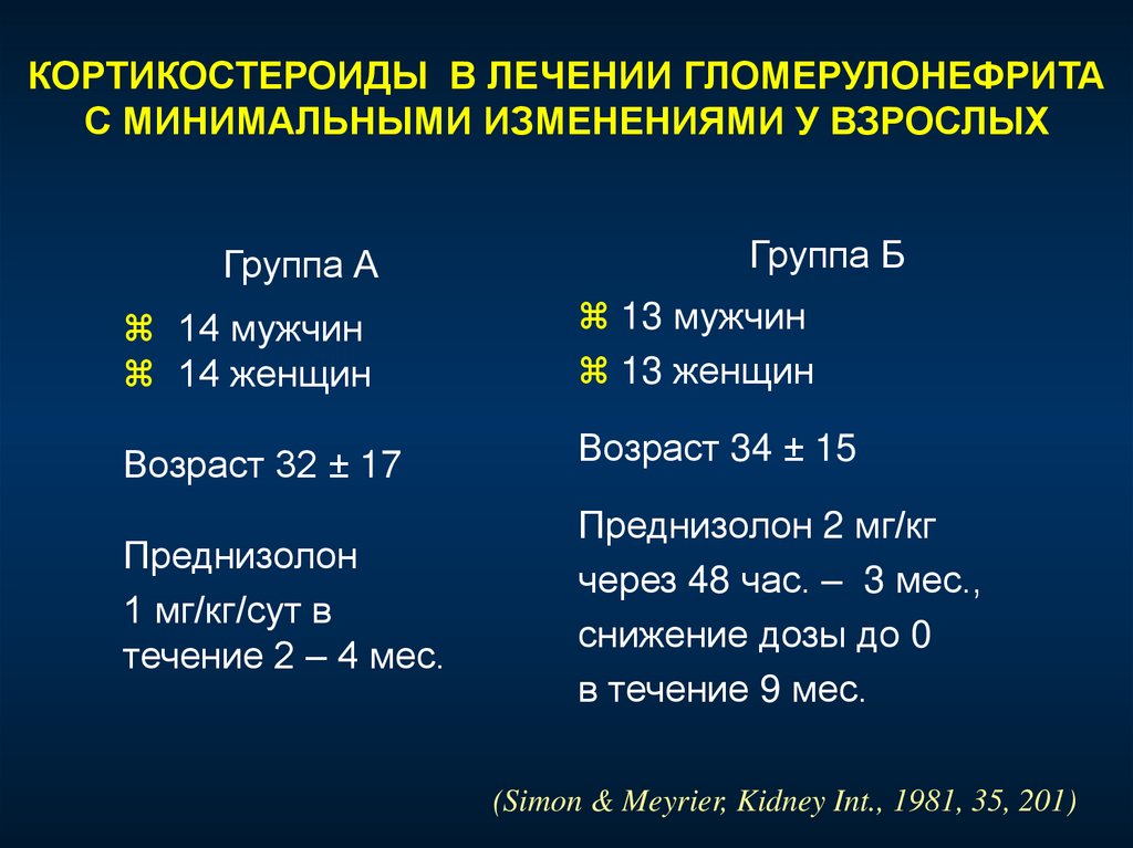 Минимальные изменения