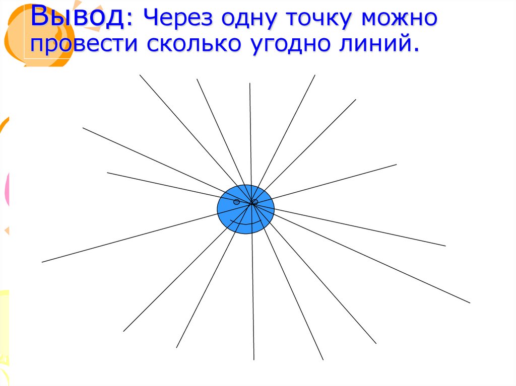 Через одну точку можно провести. Сколько прямых линий можно провести через одну точку. Через одну точку можно провести прямых. Сколько прямых линий можно провести через 1 точку.