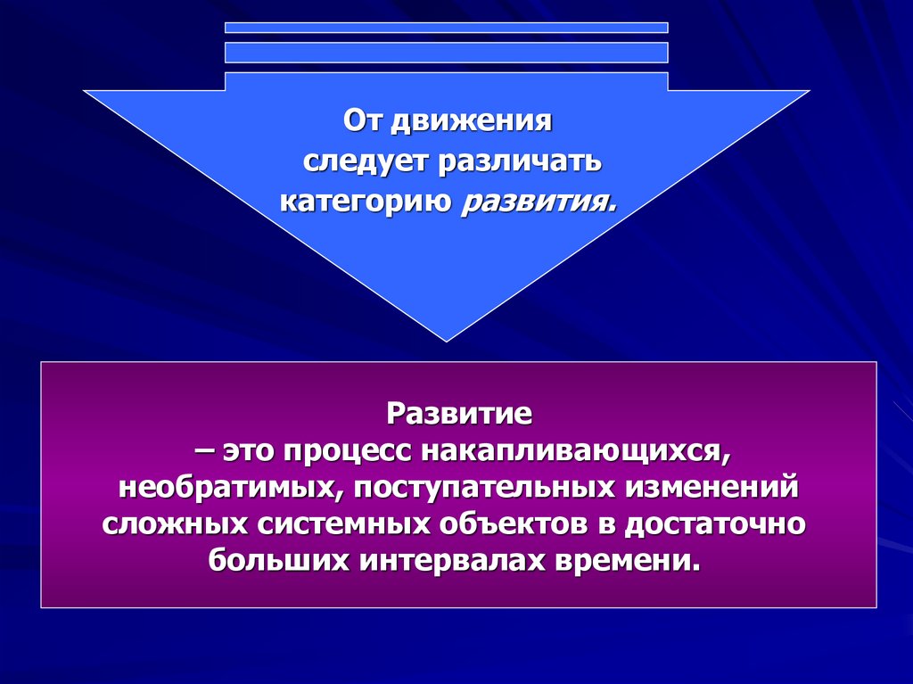 Категория развития. Движение в философии. Соотношение движения и развития в философии. Философские концепции движения. Отличие движения от развития.