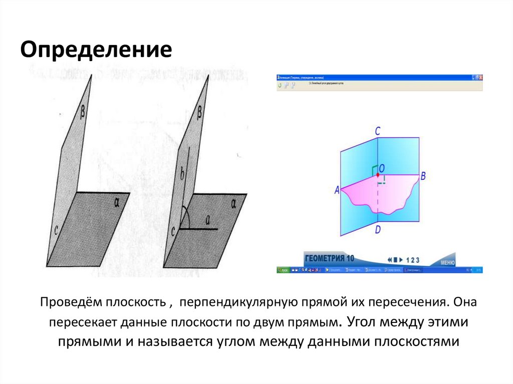 Угол между параболами. Угол между перпендикулярными плоскостями. Если прямая проведенная в плоскости. Проводящие плоскости.