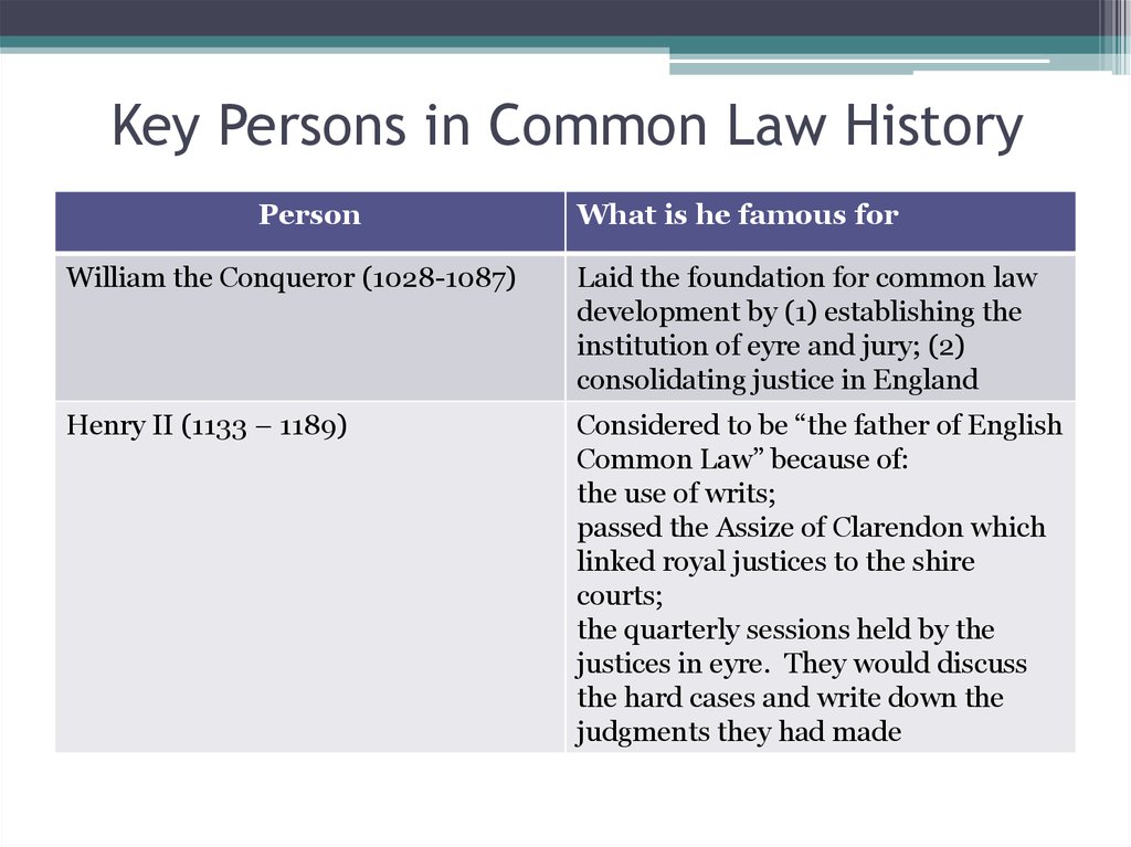 Common law