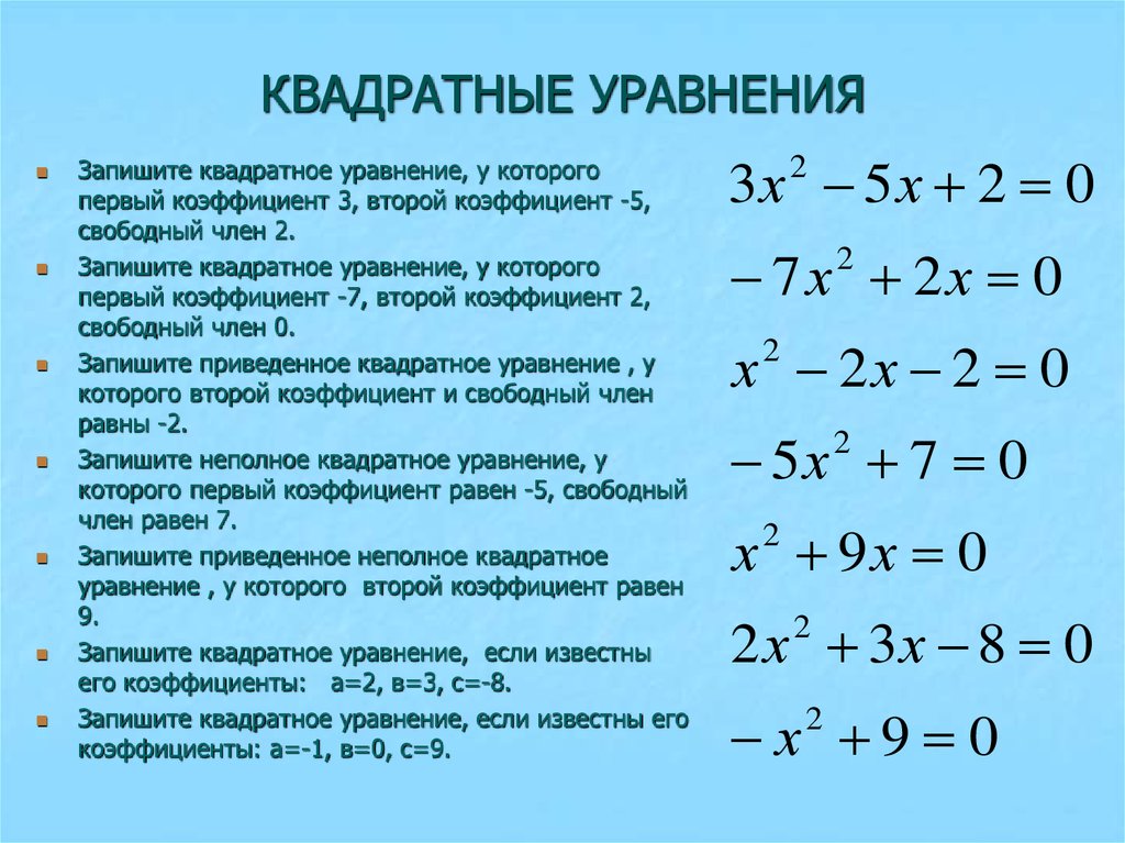 Полное квадратное. Решение полных квадратных уравнений. Типы решения квадратных уравнений. Иксы квадратного уравнения. Формула квадратного уравнения примеры.