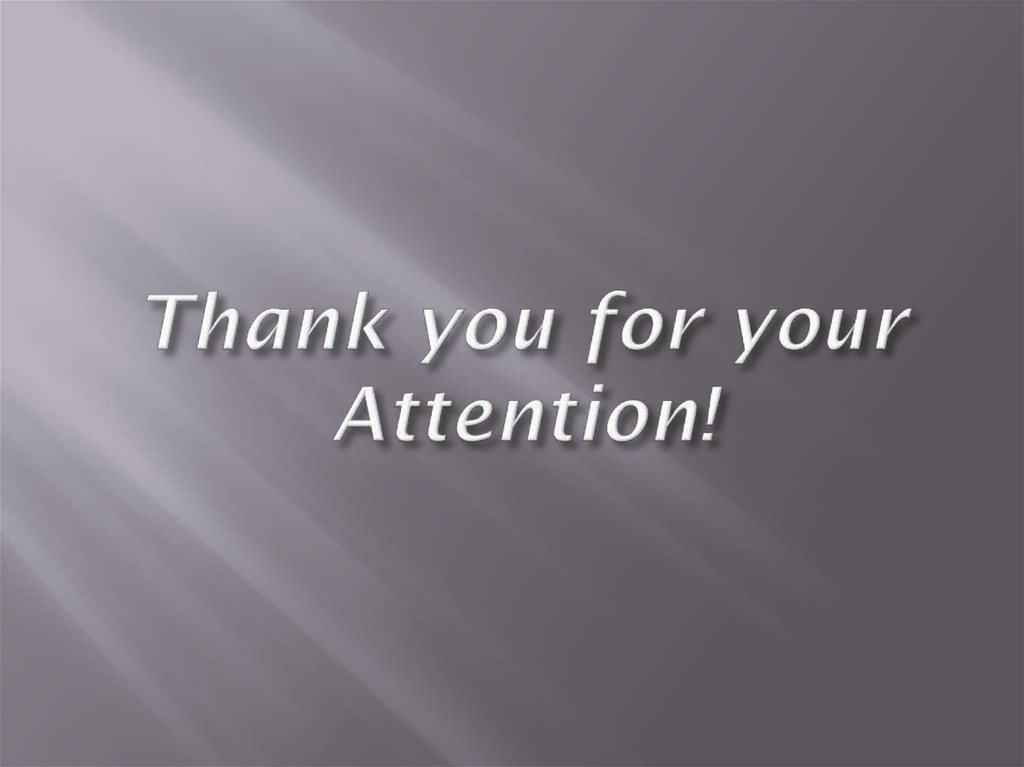 Thank you for your Attention!