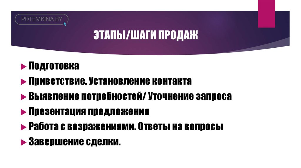 Выявление потребностей в продажах презентация