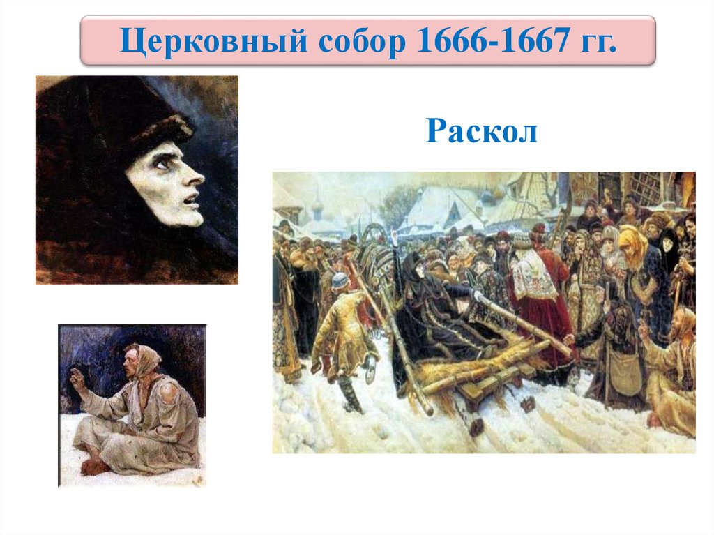 Русская православная церковь в xvii в реформа патриарха никона и раскол технологическая карта урока