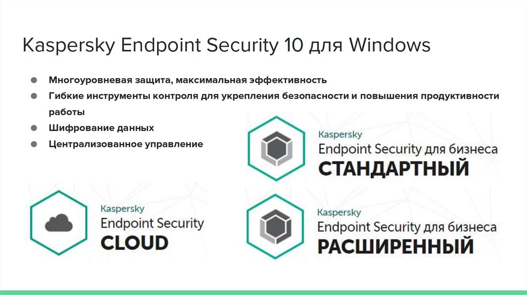 Kaspersky Endpoint Security 10 для Windows