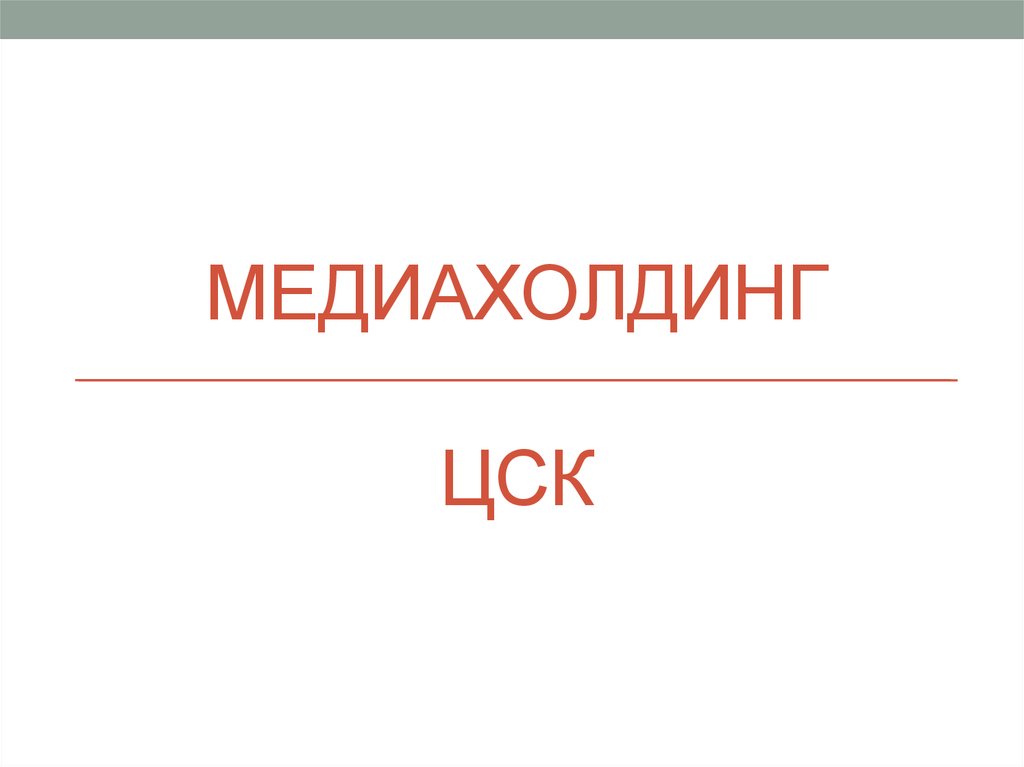 Медиахолдинг это. Разделы медиахолдинга.