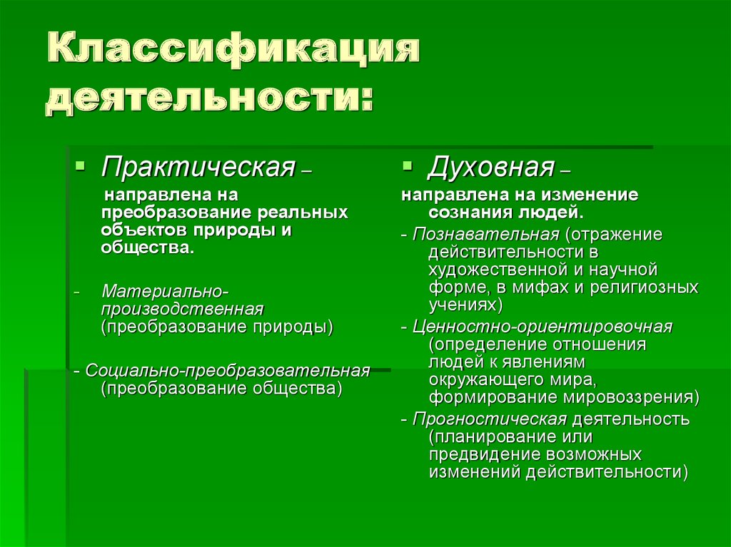 Формы практической деятельности. Классификация деятельности таблица. Основные классификации и виды деятельности. Классификация видов человеческой деятельности. Классификация видов деятельности Обществознание 10 класс.