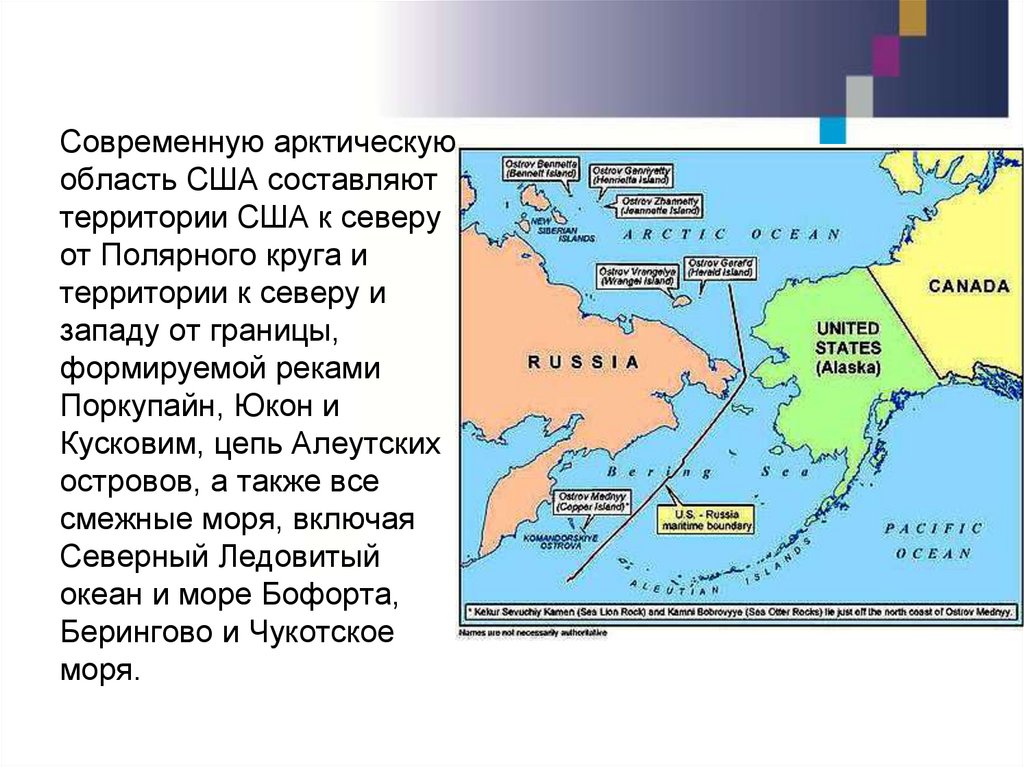 Правовой режим арктики презентация