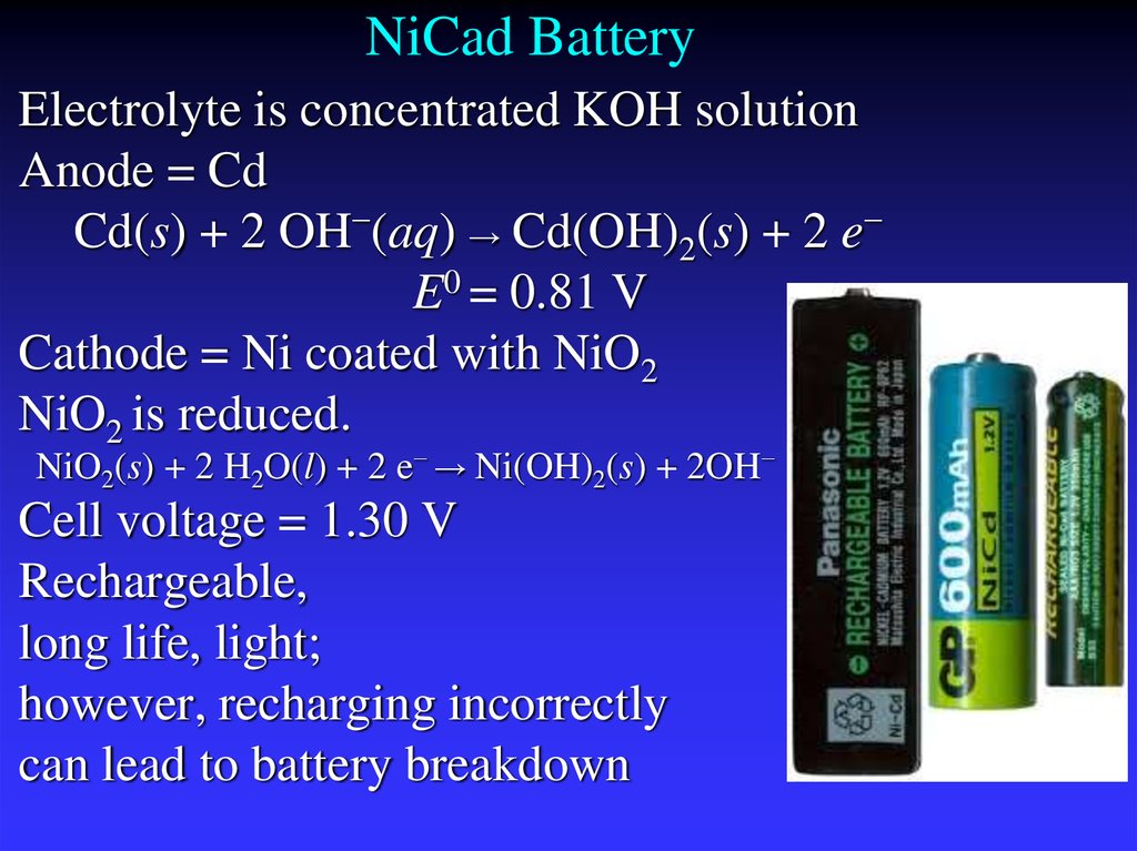 Koh раствор. Electrochemistry Battery. Koh Водный раствор. CD(Oh)2.