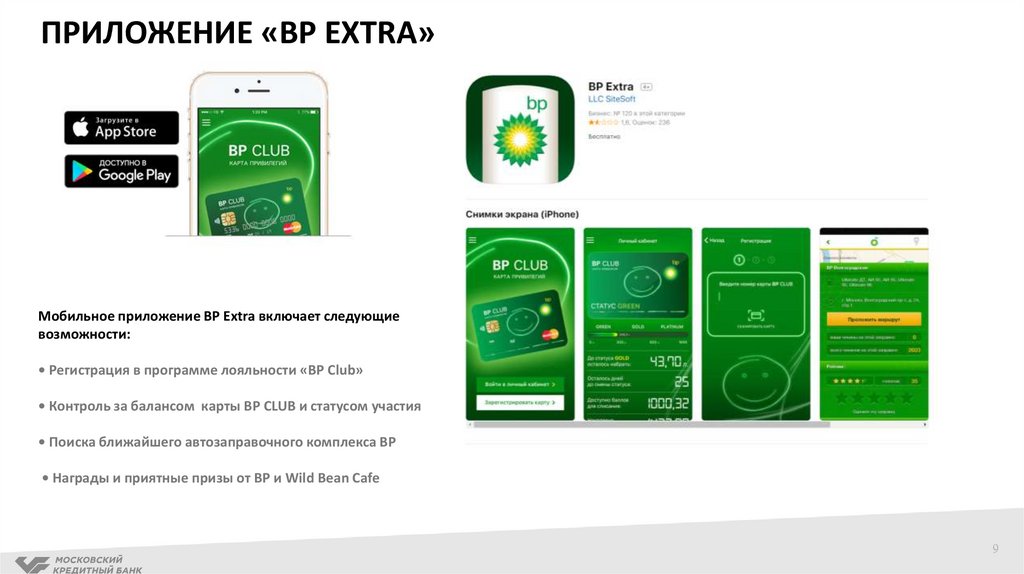 Bp club карта