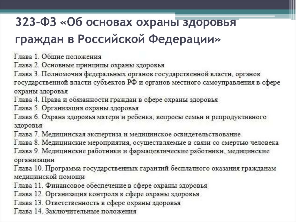 Закон 323 статья 19. Закон 323-ФЗ об основах охраны здоровья граждан в Российской Федерации.
