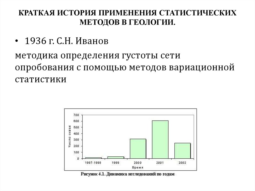 Используя карты и статистические. Краткая история статистических методов. Статистические методы в геологии. Примеры применения статистических методов. Методы математической статистики в курсовой.