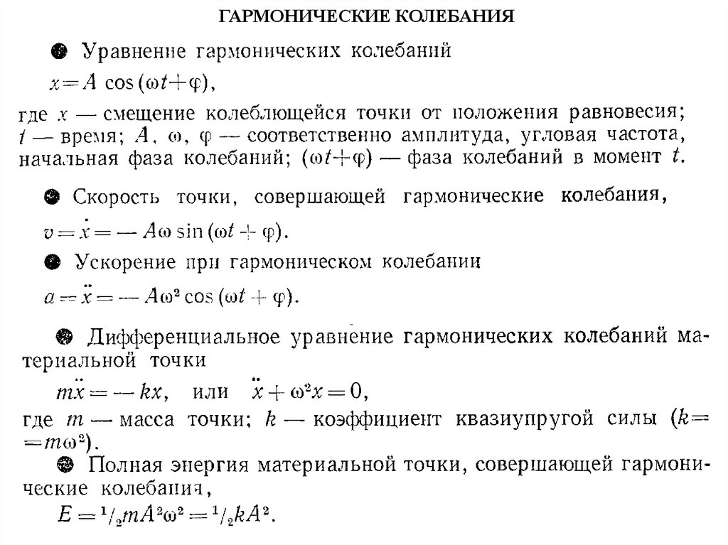 9 гармонические колебания. Смещение гармонических колебаний. Уравнение смещения гармонического колебания. Смещение при гармонических колебаниях. Уравнение скорости гармонических колебаний.