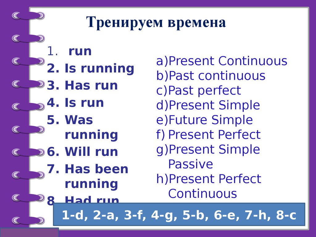 Time is running перевод. Run в паст континиус. Run present perfect. Run в презент Перфект.