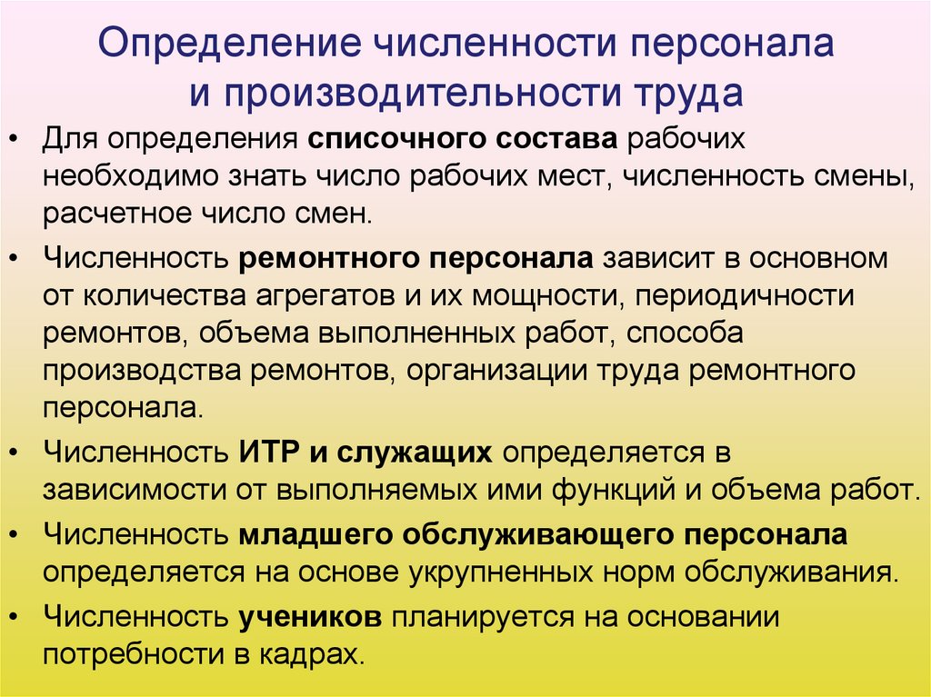 Кадры организации и производительность труда презентация