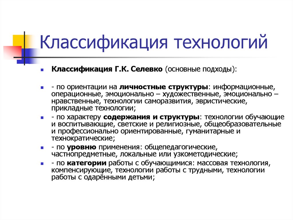 Все возможные характеристики технологии компенсирующего обучения