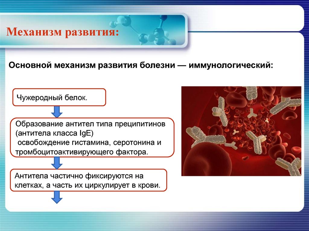 Сывороточная болезнь презентация