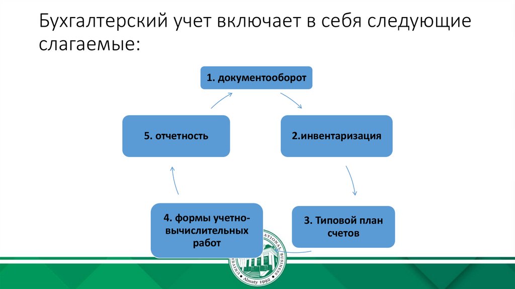 План организации бухгалтерского учета включает в себя