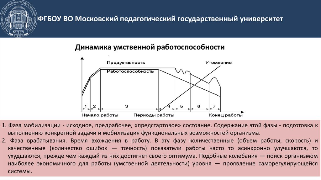 Время наиболее низкой работоспособности человека