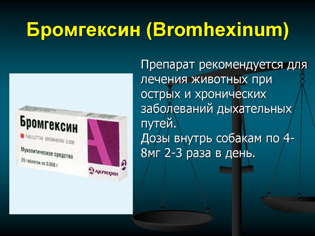 Бромгексин (Bromhexinum)
