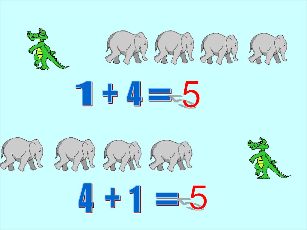 Презентация 1 класс математика перестановка слагаемых 1 класс
