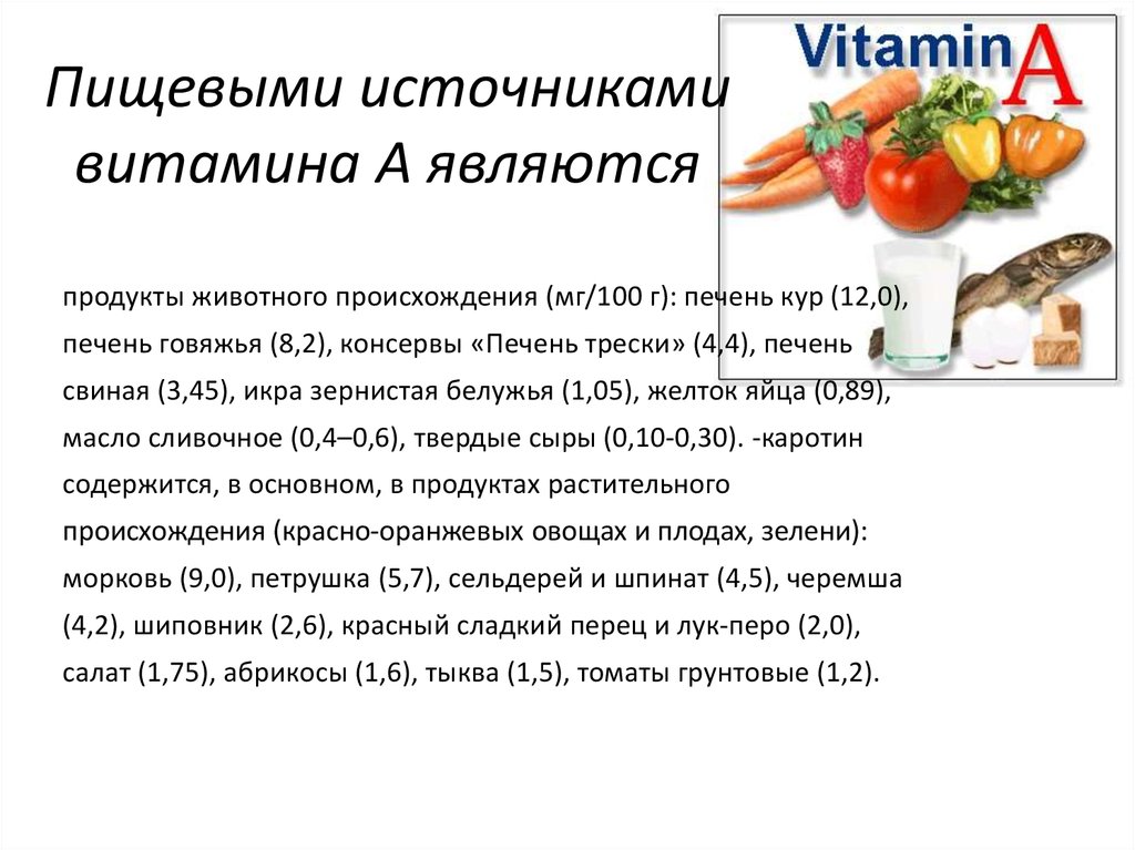 Выберите продукты являющиеся источником витаминов