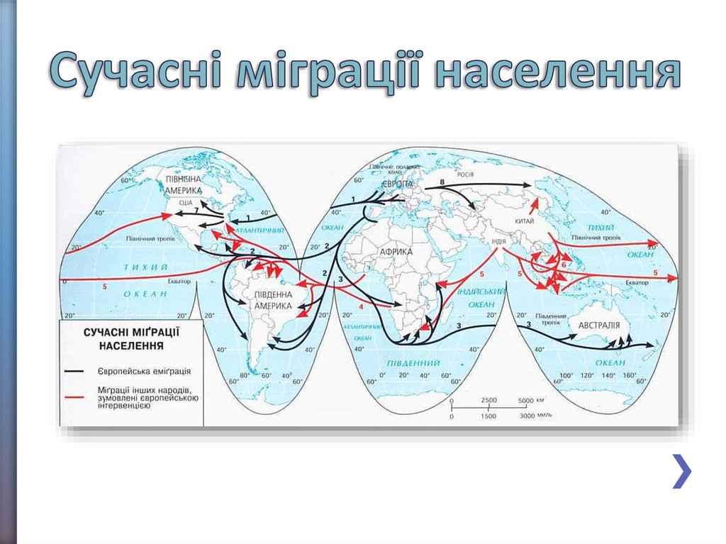 Сучасні міграції населення