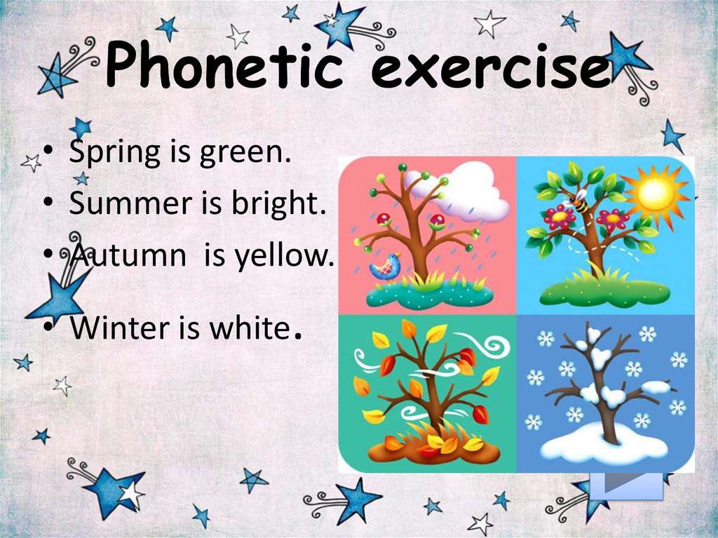 Phonetic exercise