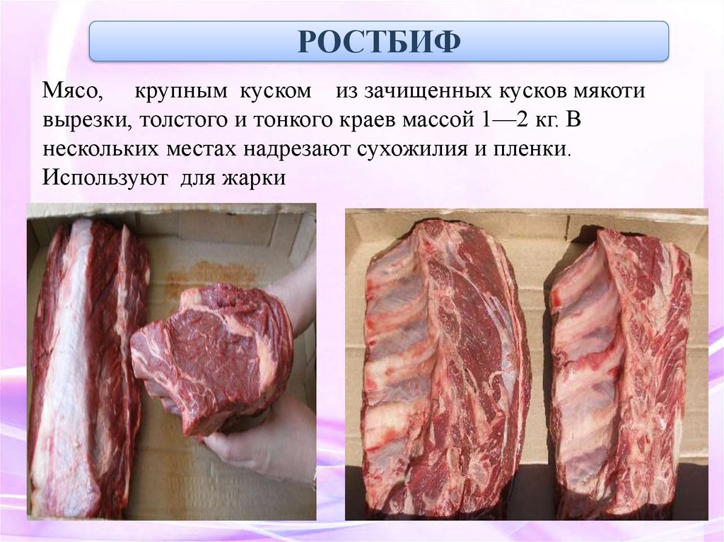 Презентация обработка мяса