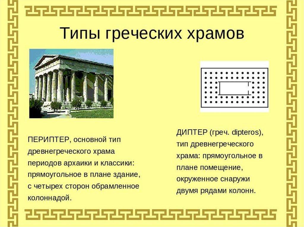 В плане архитектуры римлянами было придумано а арка б диптер в храм