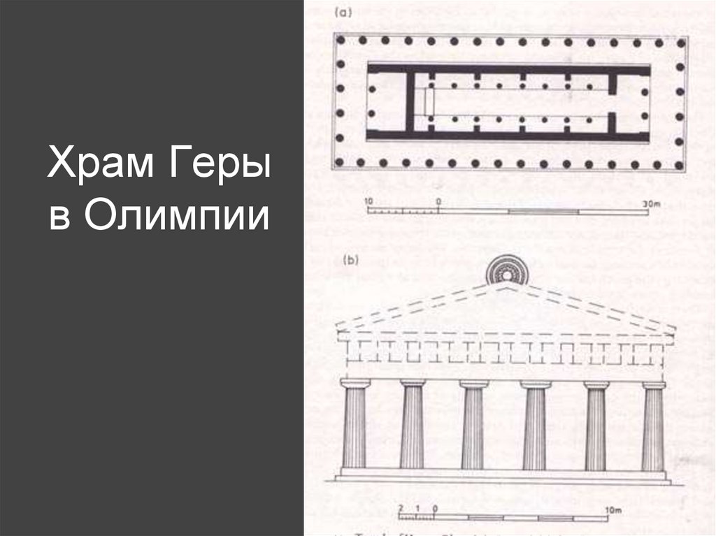 Храм геры в олимпии план