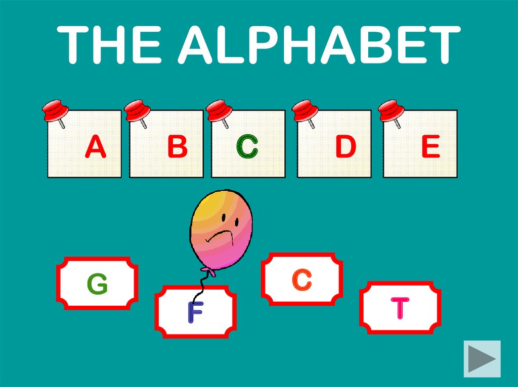 The Alphabet Game Online Presentation