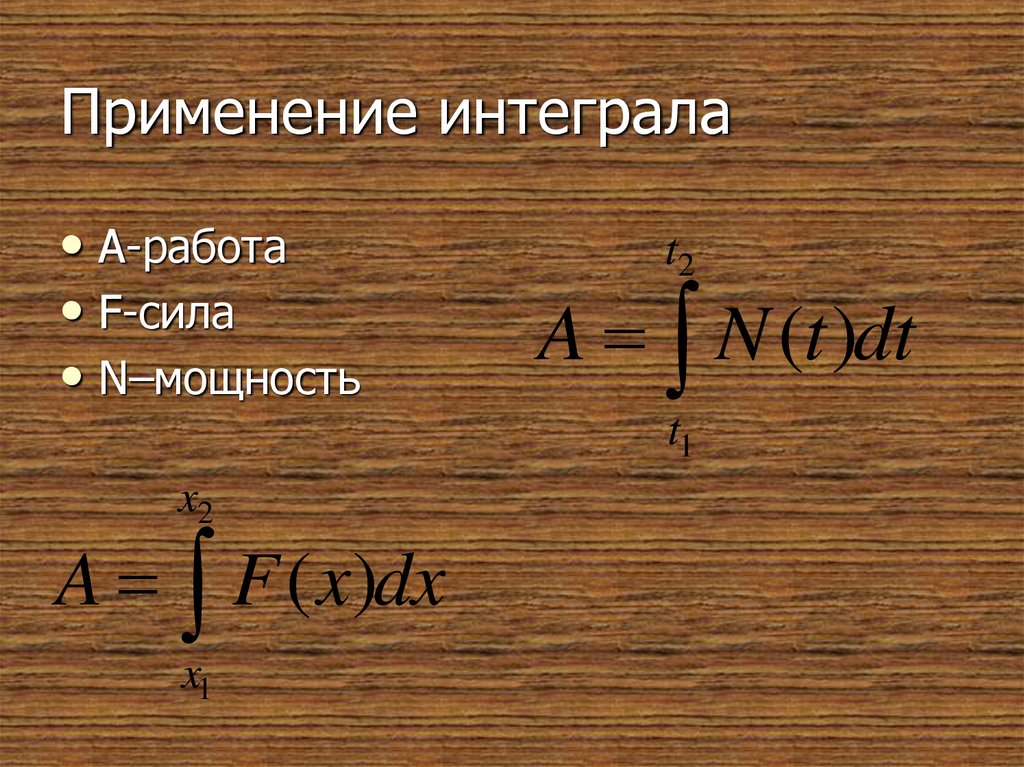 Применение определенного интеграла в экономике презентация