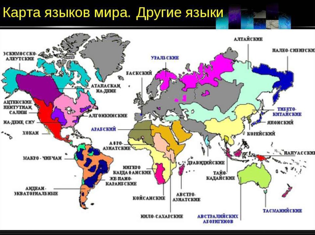 Языковая картина политического мира