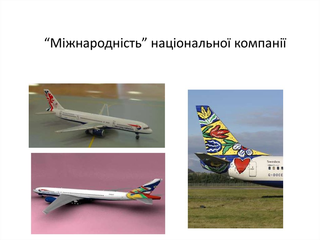 “Міжнародність” національної компанії