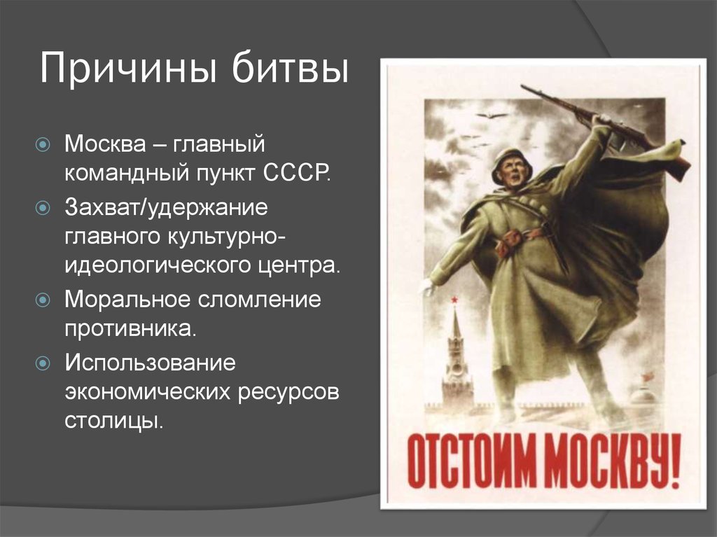 Московское сражение презентация