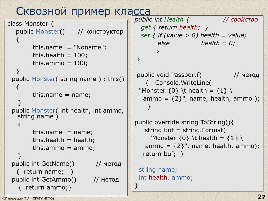 Метод строки format. Описание свойств примеры. Сквозные вопросы пример. Пример класса с полями и методами.