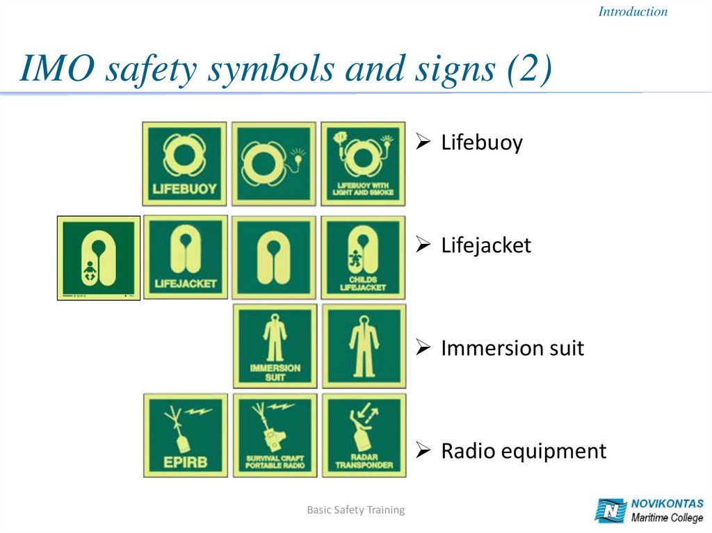 IMO safety symbols and signs (2)
