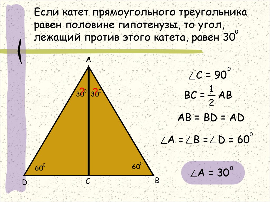 Катеты прямоугольного треугольника равны 30 и 40 найдите гипотенузу этого треугольника с рисунком